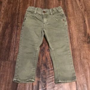 OshKosh Green Skinny Fit Pants 2T
